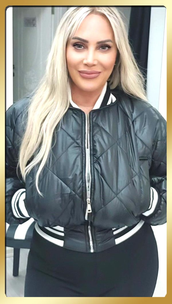 Kapitone Kısa Bomber Mont