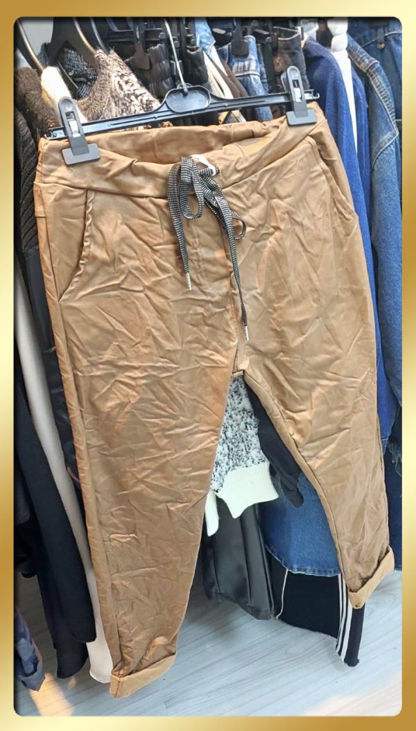 Beli Lastikli Likralı Pantolon - Görsel 2