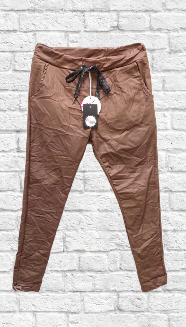 Beli Lastikli Likralı Pantolon
