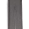 Simple Regular Fit Çizgili Geniş Paça Antrasit Pantolon - Görsel 5