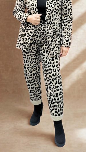 Leopar Kadife Pantolon (İthal)