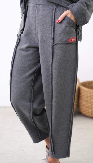 Beli Lastikli Cepli Salaş Eşofman Altı Pantolon